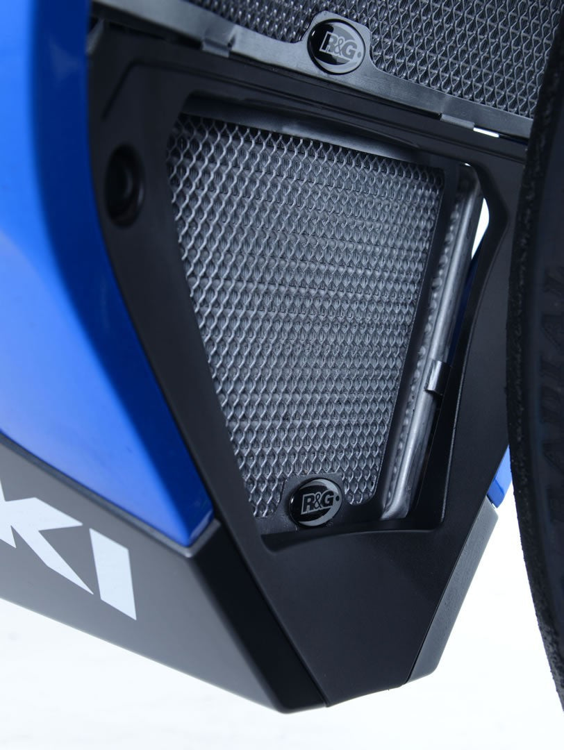 retina protezione radiatore olio, Suzuki GSX-R1000/R '17- (colore titanio) - vers.racing