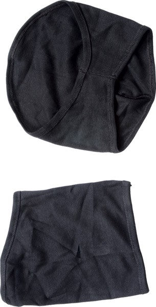 Scaldacollo in cotone nero