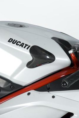sliders serbatoio in carbonio, finitura lucida, Ducati 848 / 1098 / 1198 (non 848 EVO Corse SE)