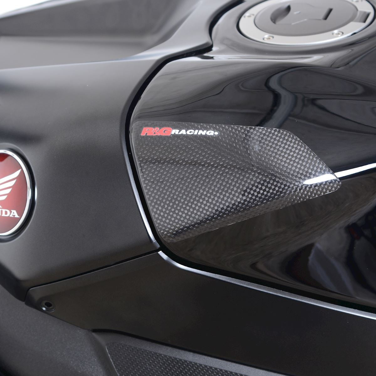 sliders serbatoio in carbonio, finitura lucida, Honda CBR1000RR-R (SP) '20-