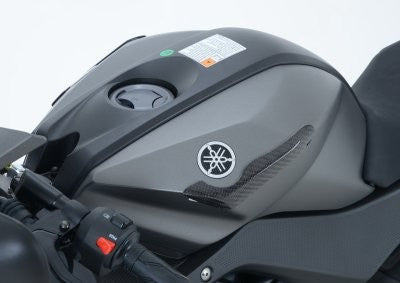 sliders serbatoio in carbonio, Yamaha YZF-R125 '08-'18 - finitura lucida