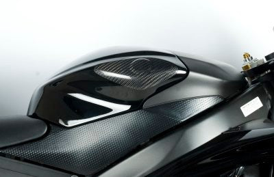 sliders serbatoio in carbonio, Yamaha YZF-R6 '08-'16 - finitura lucida
