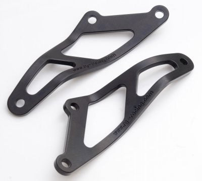 Staffa supporto scarico - Aprilia RSV '04- (coppia) colore nero