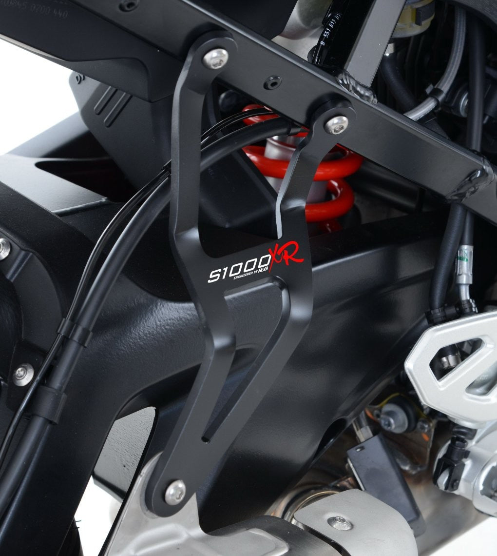 Staffa supporto scarico + piastra fori pedane posteriori, BMW S1000XR '15-'19