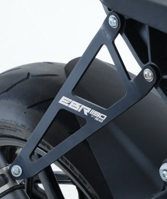 Staffa supporto scarico + piastra fori pedane posteriori, BUELL EBR1190RX/SX