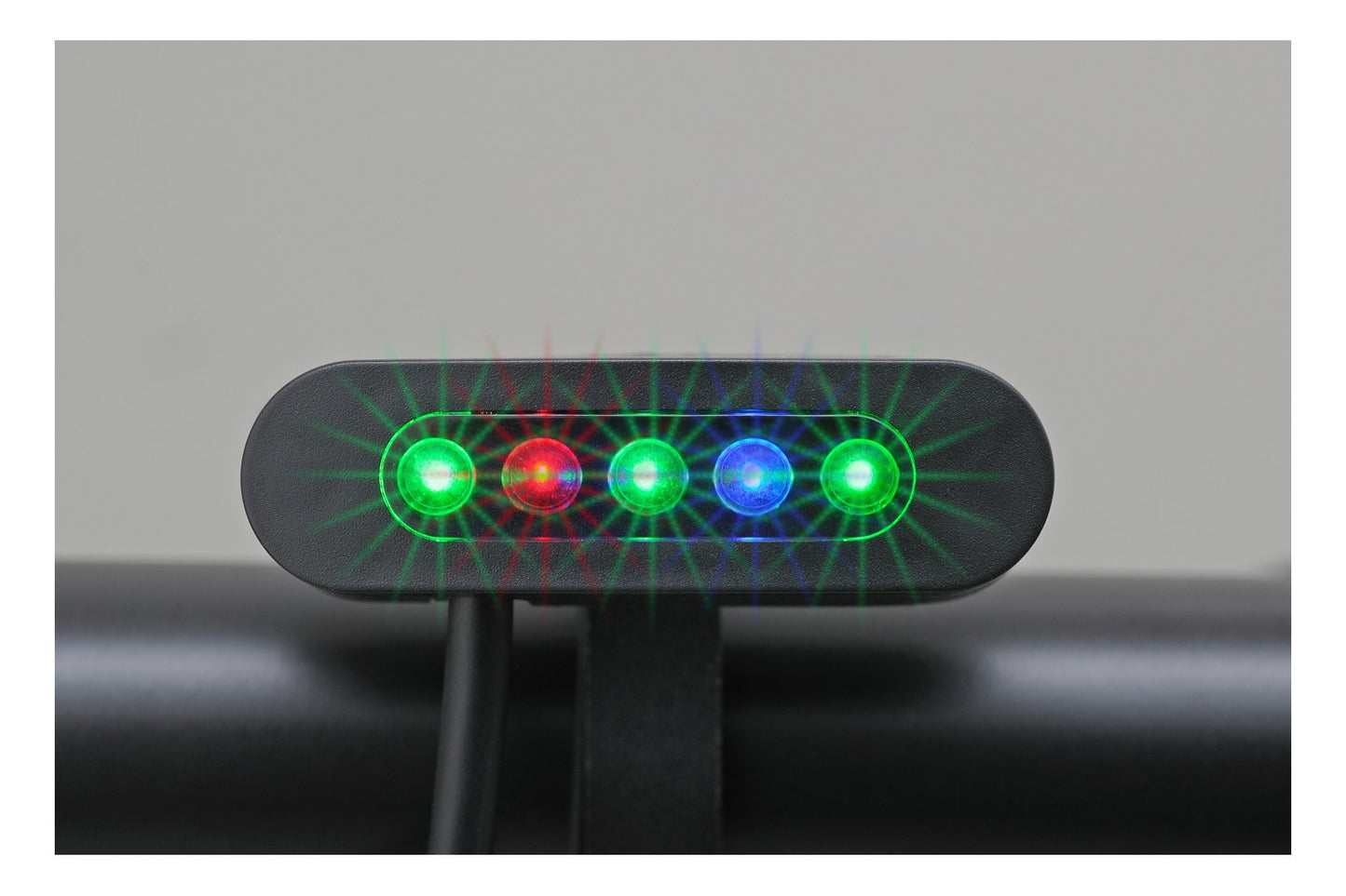 Strumento compatto indicatori led mod.ALPHA, allum.CNC, nero