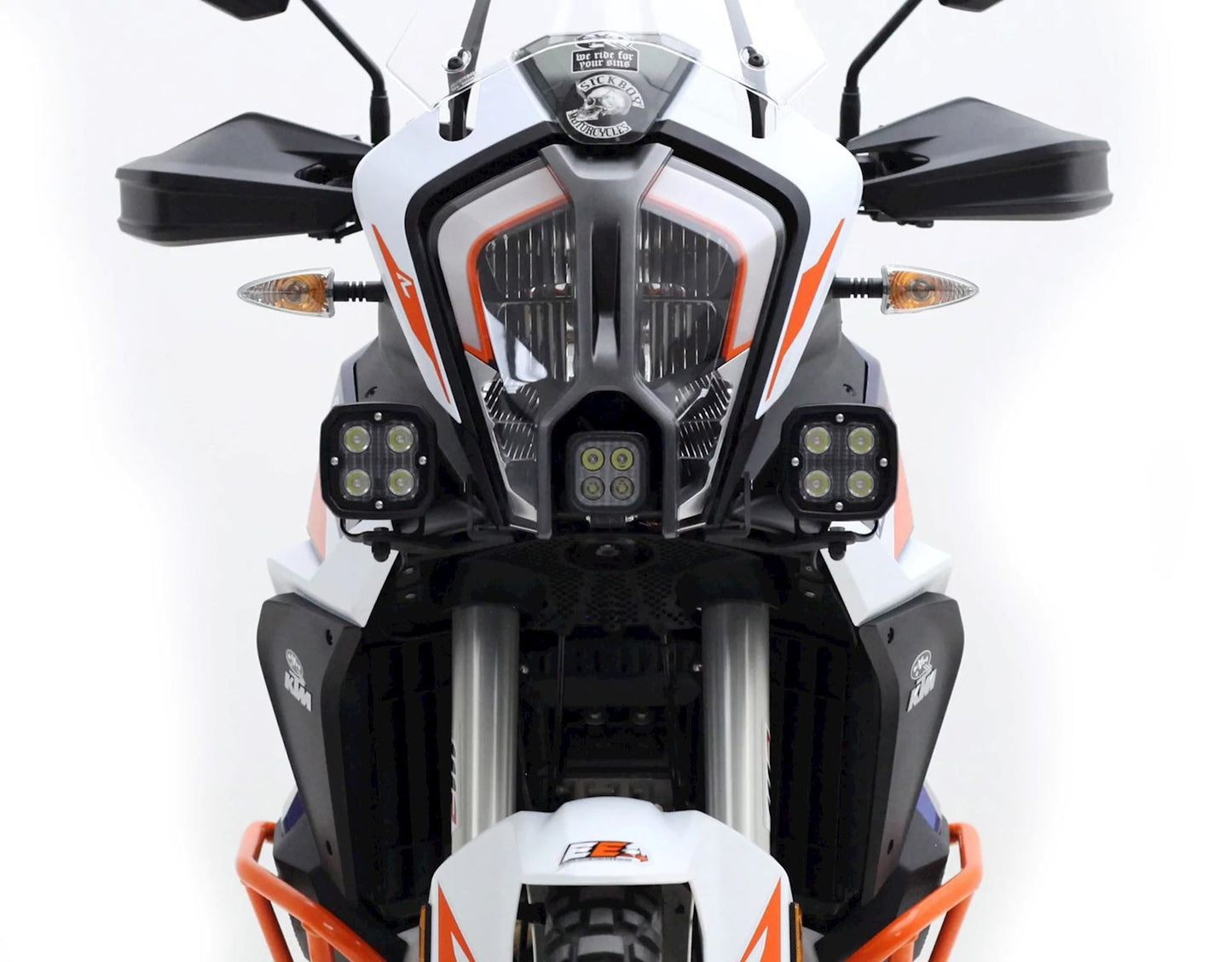 SUPPORTI MONTAGGIO FARETTI ANTERIORI PER KTM 1290 SUPER ADVENTURE R/S 21'-