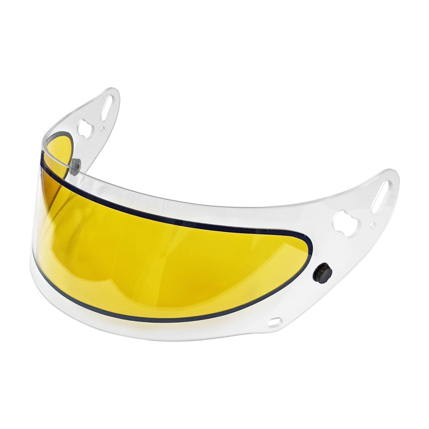 Visiera compatibile con caschi ARAI® GP-7 antigraffio 3mm Inserto antifog/rain giallo