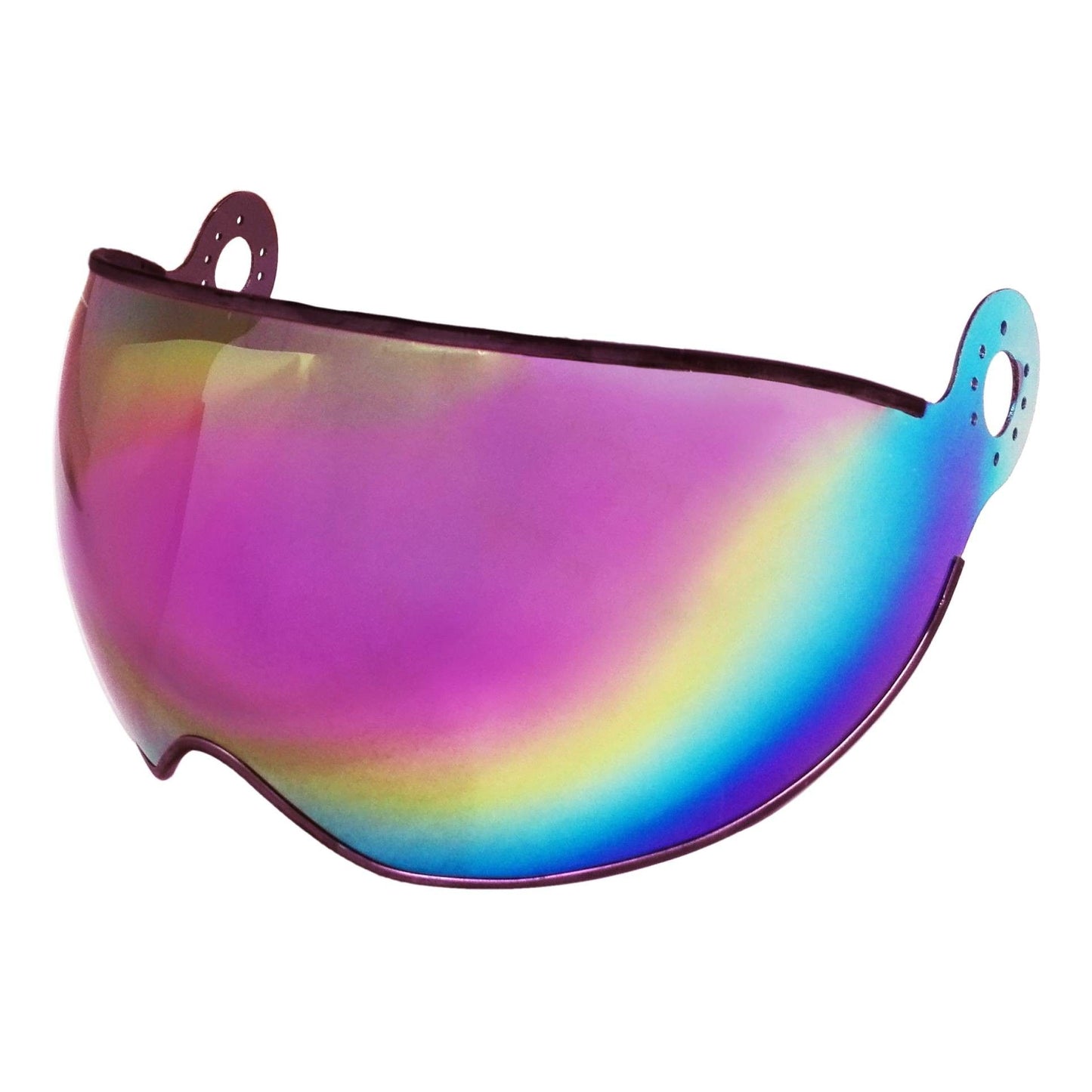 Visiera compatibile con caschi MOMO DESIGN® antigraffio 1,5mm Specchiata rosa