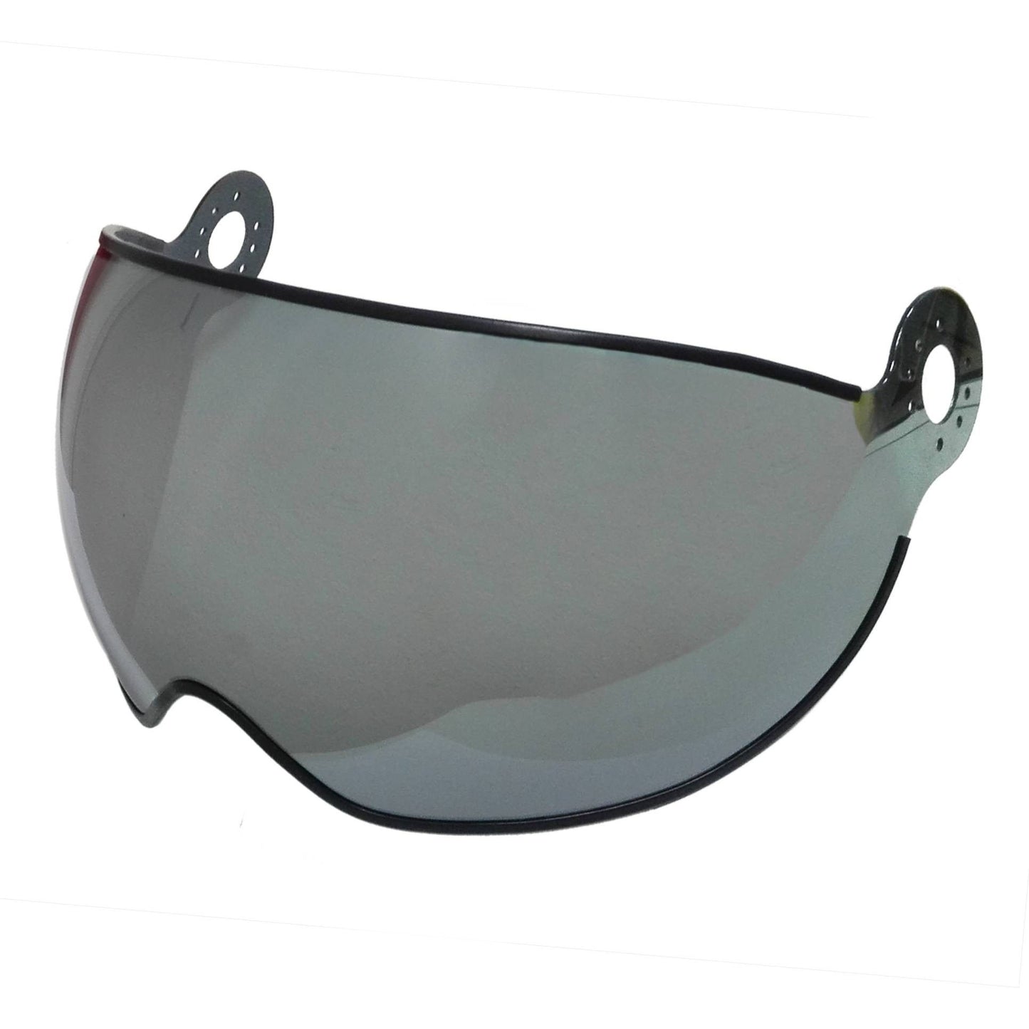 Visiera compatibile con caschi MOMO DESIGN® antigraffio 1,5mm Specchiata argento