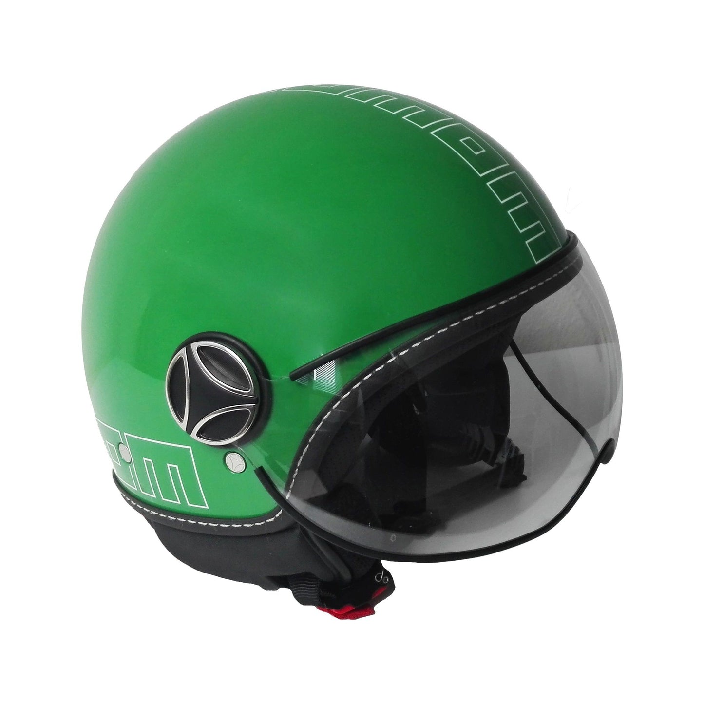 Visiera compatibile con caschi MOMO DESIGN® antigraffio 1,5mm Specchiata verde