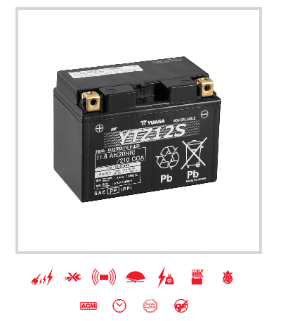 BATTERIA YUASA YTZ12S SIGILLATA