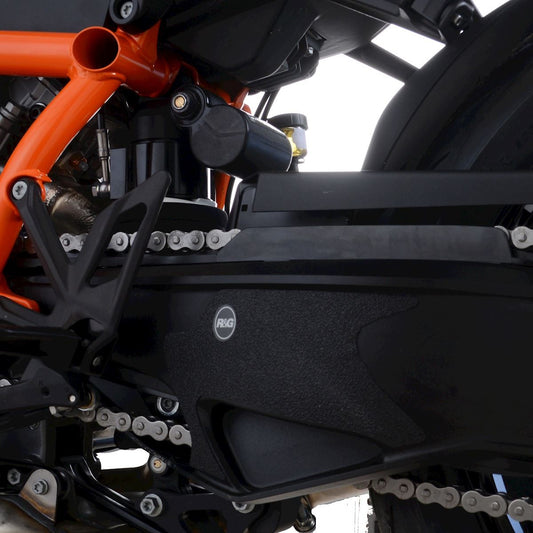 1 pezzo adesivo anti-scivolo paratacco, SX su forcellone KTM Super Duke R '20-