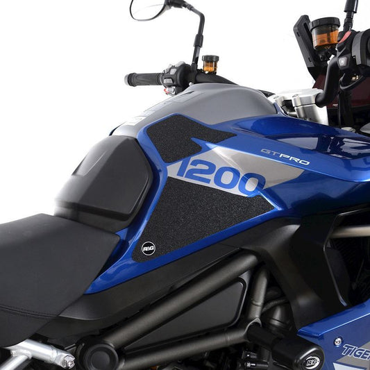 kit 2pz.adesivi anti-scivolo serbatoio Triumph Tiger 1200 GT / GT Pro / Rally Pro '22- - trasparente