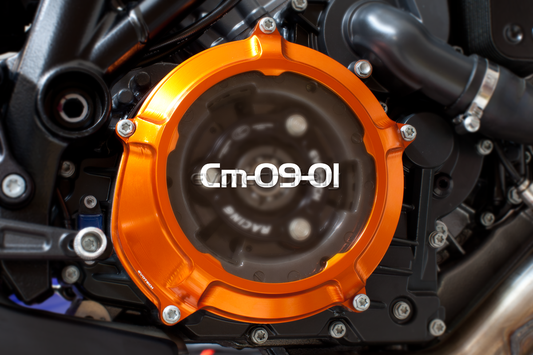 COPERCHIO FRIZIONE KTM, EVOTECH COLORE ARANCIONE