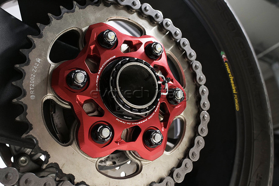 KIT PORTACORONA, DADI, FLANGIA E DADO PORTACORONA DUCATI PANIGALE V4 E V4S
