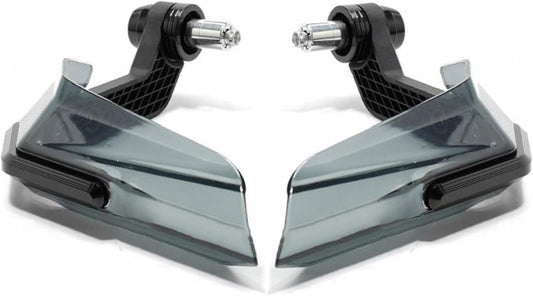 PARAMANI MOTO UNIVERSALI NERI CON DEFLETTORE