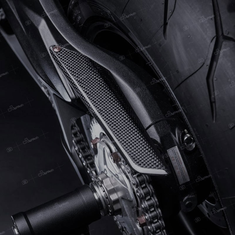 Mv Agusta F3 675 2012 Copri Catena In Carbonio - Opaco