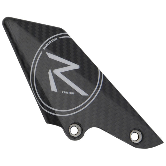 Paratacco Carbonio Lato Cambio , Logo Bianco