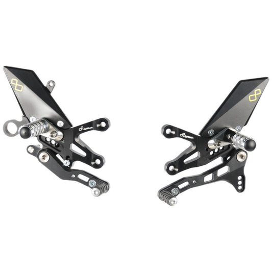 Aprilia RSV4 2010 Pedane Regolabili Con Poggia Piedi Fissi