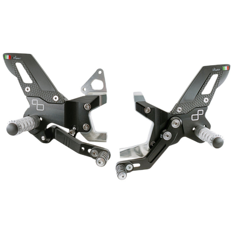 Ducati Panigale 1299 2015 Pedane Regolabili Con Poggia Piedi Fissi (Track Use)