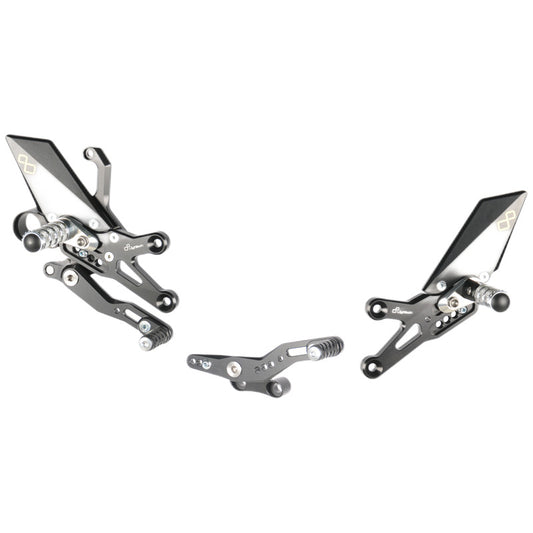 Honda CBR1000RR 2015 Pedane Regolabili Con Poggia Piedi Fissi