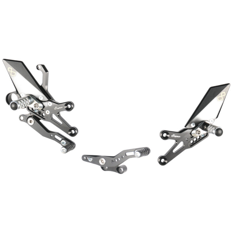 Honda CBR1000RR 2014 Pedane Regolabili Con Poggia Piedi Fissi