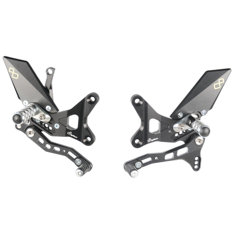 Kawasaki ZX10 R 2013 Pedane Regolabili Con Poggiapiedi Snodati