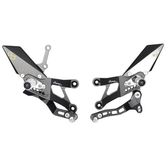 Yamaha R3 2024 Pedane Regolabili Con Poggiapiedi Snodati