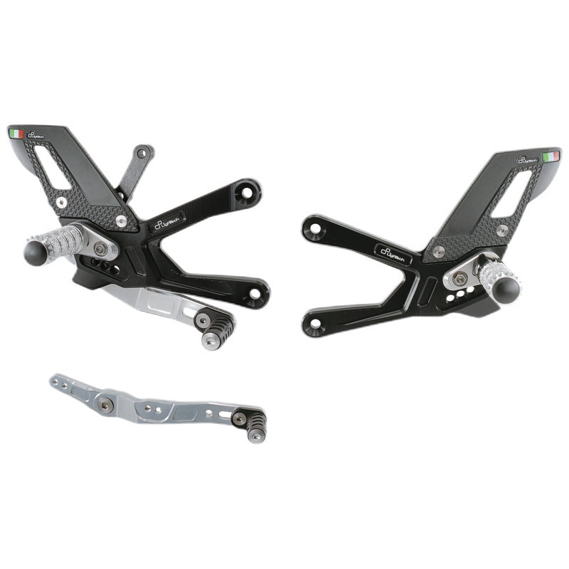 Yamaha R1M 2023 Pedane Regolabili Con Poggiapiedi Snodati