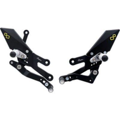 Yamaha R7 2022 Pedane Regolabili Con  Poggiapiedie Snodati