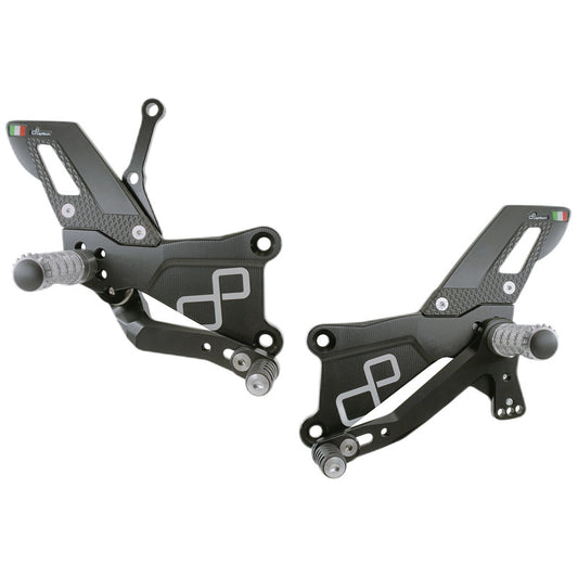 Yamaha R3 2024 Pedane Regolabili Con Poggia Piedi Fissi - TRACK USE