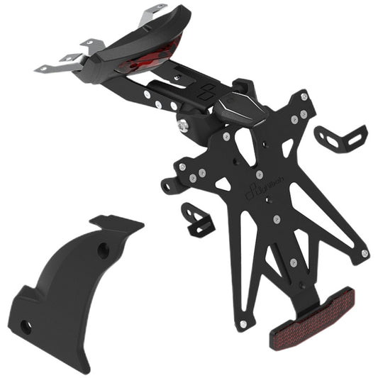 Triumph Trident 660 2021 Kit Porta Targa Regolabile Con Cover Per Forcellone