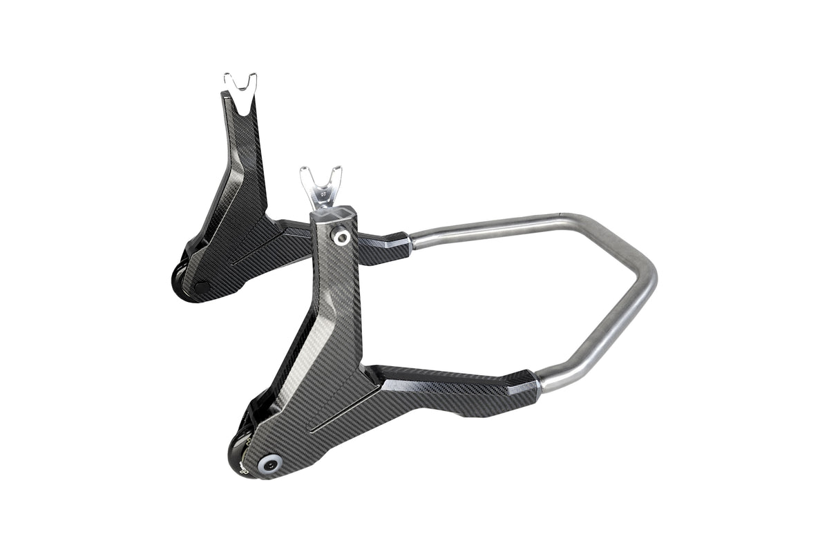 Ktm Duke 890 R 2020 Cavalletto Posteriore In Carbonio con Forchette