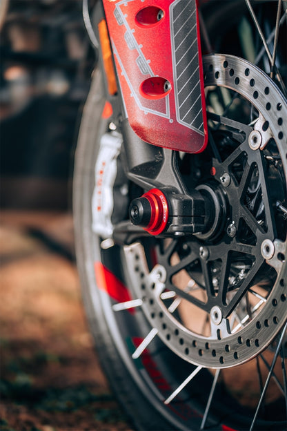 Kit tamponi ruota anteriore Ducati (Rosso) SM Project