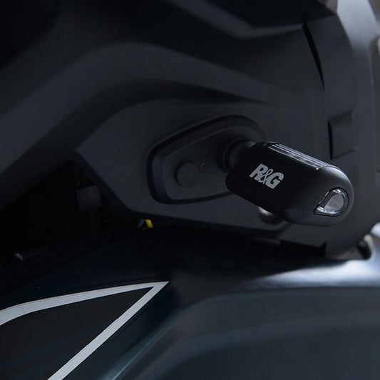 Adattatori per minifrecce anteriori per BMW F750/850GS - uso con minifrecce (minifrecce non incluse)