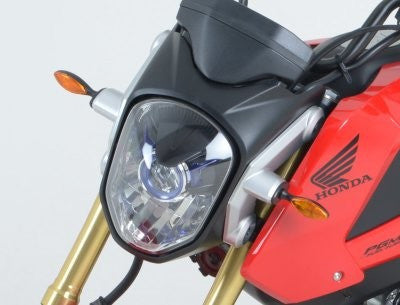 Adattatori per minifrecce anteriori per HONDA MSX125 (fino a '15), CBR500R/CB500F '13- / CB500X / Honda Africa Twin Adv.Sports - uso solo con minifrecce (minifrecce non incluse)