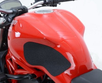 Kit 2pz.adesivi anti-scivolo serbatoio DUCATI Monster 1100/1100 EVO 10/14, Monster 1200/S/R / Monster 797 / 821- trasparente