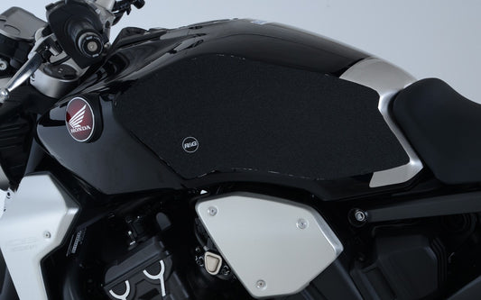 Kit 2pz.adesivi anti-scivolo serbatoio HONDA CB1100R(+) '18- - trasparente