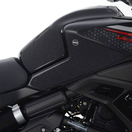 Kit 2pz.adesivi anti-scivolo serbatoio Kawasaki Versys 650 '22- - nero