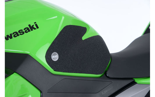 Kit 2pz.adesivi anti-scivolo serbatoio KAWASAKI Ninja 400 / Ninja 250 '18- / Z400 '19- / Z250 '19- - trasparente
