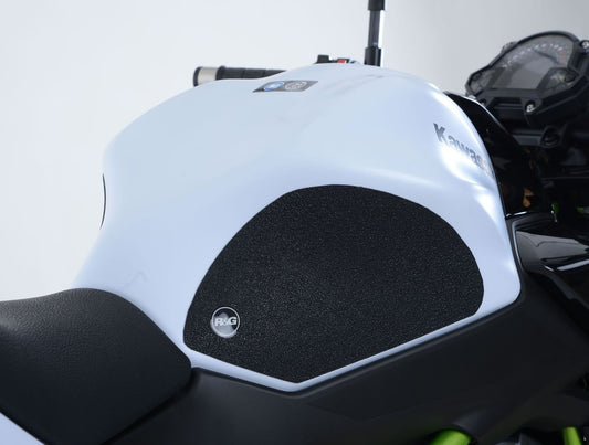 Kit 2pz.adesivi anti-scivolo serbatoio KAWASAKI Z650 / Ninja 650 '17- - trasparente
