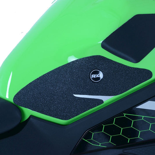 Kit 2pz.adesivi anti-scivolo serbatoio Kawasaki ZX-25R '20- - trasparente