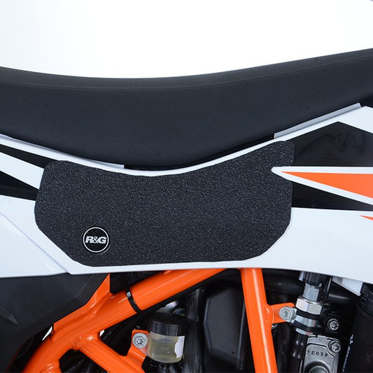 Kit 2pz.adesivi anti-scivolo serbatoio KTM 690 SMC-R '19- - trasparente