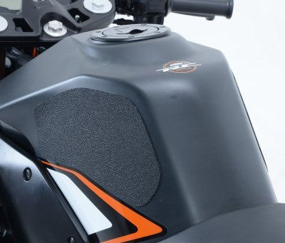 Kit 2pz.adesivi anti-scivolo serbatoio KTM RC390 fino '21 / RC125/200 - trasparente