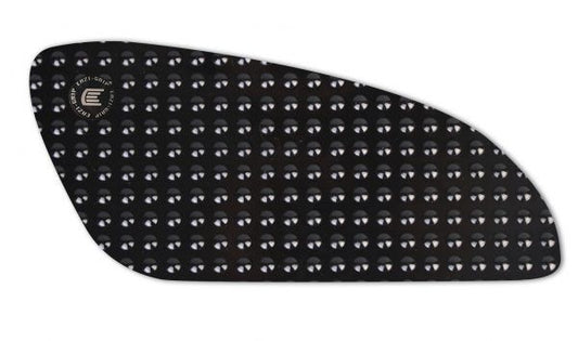Adesivi serbatoio moto Yamaha XSR125 2021-2022 colore Nero, tipo Eazi-Grip EVO