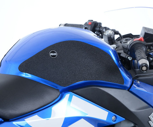 Kit 2pz.adesivi anti-scivolo serbatoio SUZUKI GSX250R '17- - nero