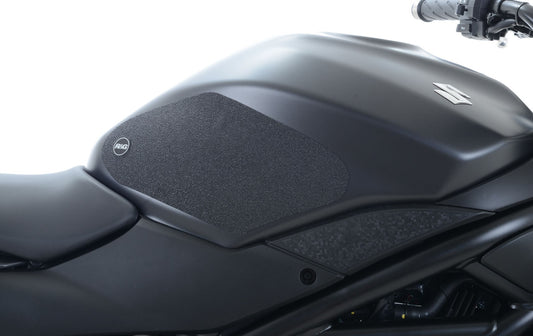 Kit 2pz.adesivi anti-scivolo serbatoio SUZUKI SV650 '16- / SV650X '18- - nero