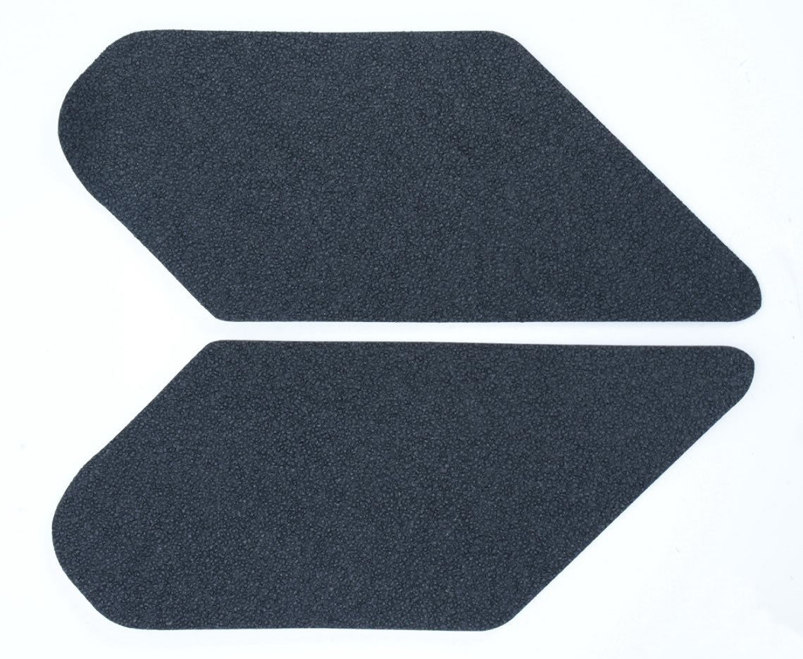 Kit 2pz.adesivi anti-scivolo serbatoio, tipo largo 26x11 cm., universale, trasparente