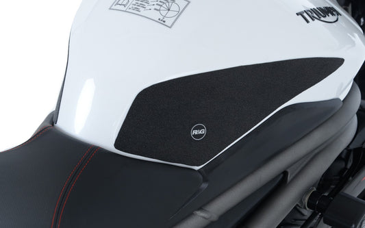 Kit 2pz.adesivi anti-scivolo serbatoio TRIUMPH Speed Triple S '18- / RS '18-'20 - trasparente